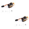 thumbnail image 4 of ziyahi EMAX EMX-SV-0275 ES08MA II 12g Metal Gear Analog Servo Stable Performance Style Made Of ABS. Style And Exquisite Workmanship.Easy To Install And Durable For Long Time .wide Application 2Set, 4 of 6