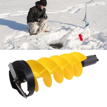 Tarière à Glace Électrique, Adaptateur Universel à Contrôle Facile, Tarière de Pêche sur Glace en Acier Allié Dur pour l'Hiver