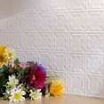 thumbnail image 3 of Fasade 18in x 24in Traditional Style 6 Gloss White Backsplash Panel 5 Pack, 3 of 6