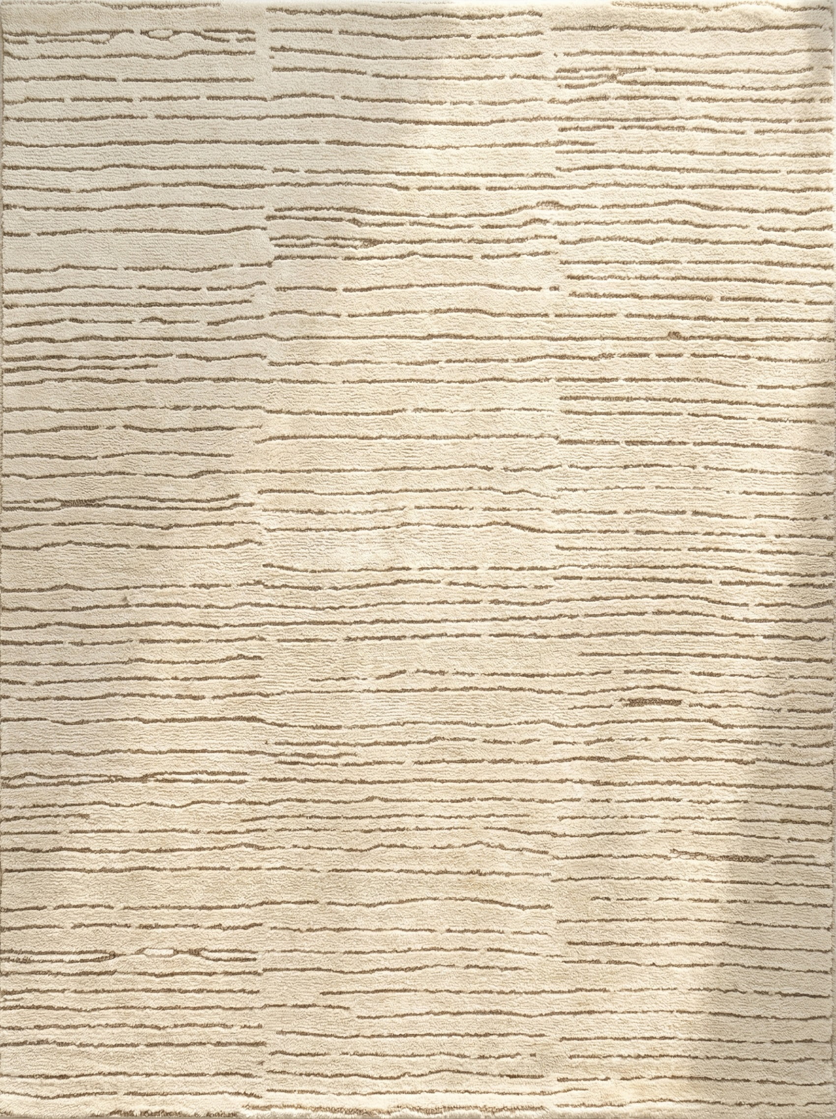 Rug Branch Tapis d'intérieur touffeté à la main moderne bohème gris beige Maya