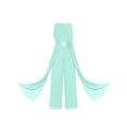 thumbnail image 3 of Sholeno Combinaisons Sans Manches pour Filles, Robe de Mariage Formelle en Chiffon, Combinaison de Danse Vert Menthe 10, 3 of 7