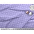 thumbnail image 2 of Soimoi Purple Moss Georgette Fabric Cross & Geometric Print Fabric by the Yard 42 Inch Wide, 2 of 3