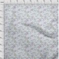 thumbnail image 4 of oneOone Georgette Viscose Light Blue Fabric Asian Paisley Sewing Craft Projects Fabric Prints By Yard 42 Inch Wide, 4 of 4