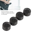 thumbnail image 3 of 4PCS Top Hat Knobs Electric Guitar Volume Tone Adjustment, Durable Plastic Material,  Rotation, Universal Compatibility, Unique Design, 4PCS Total For Replace And Use, 3 of 8