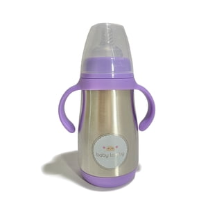 Baby Lamby Dual Insulation Stainless Steel Baby Bottle - Purple