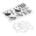 thumbnail image 2 of TPR Transparent Seal, High-quality TPR Material Clear  Multiple Uses Unique Design IY Scrapbook Card Making Supplies  For DIY Album Decoration, 2 of 8