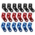 thumbnail image 3 of Miangastore Camping L-Shaped Stopper Red Aluminum Guyline Wind Rope Buckle 18Pcs 1.5X1.1X0.2In, 3 of 8
