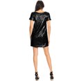 thumbnail image 2 of Robe de Cocktail à Paillettes Scintillantes pour Femmes, Col en V, Mini Robe de Soirée Boîte de Nuit, 2 of 5