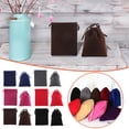 thumbnail image 1 of Binwennn Zippe Storage Photograph Organizers And Storage Linen Closet Shelf Organizer High Grade Velvet Bag Drawstring Storage Bag Packaging Bag Jewelry Mobile Phone Computer Bag, 1 of 7
