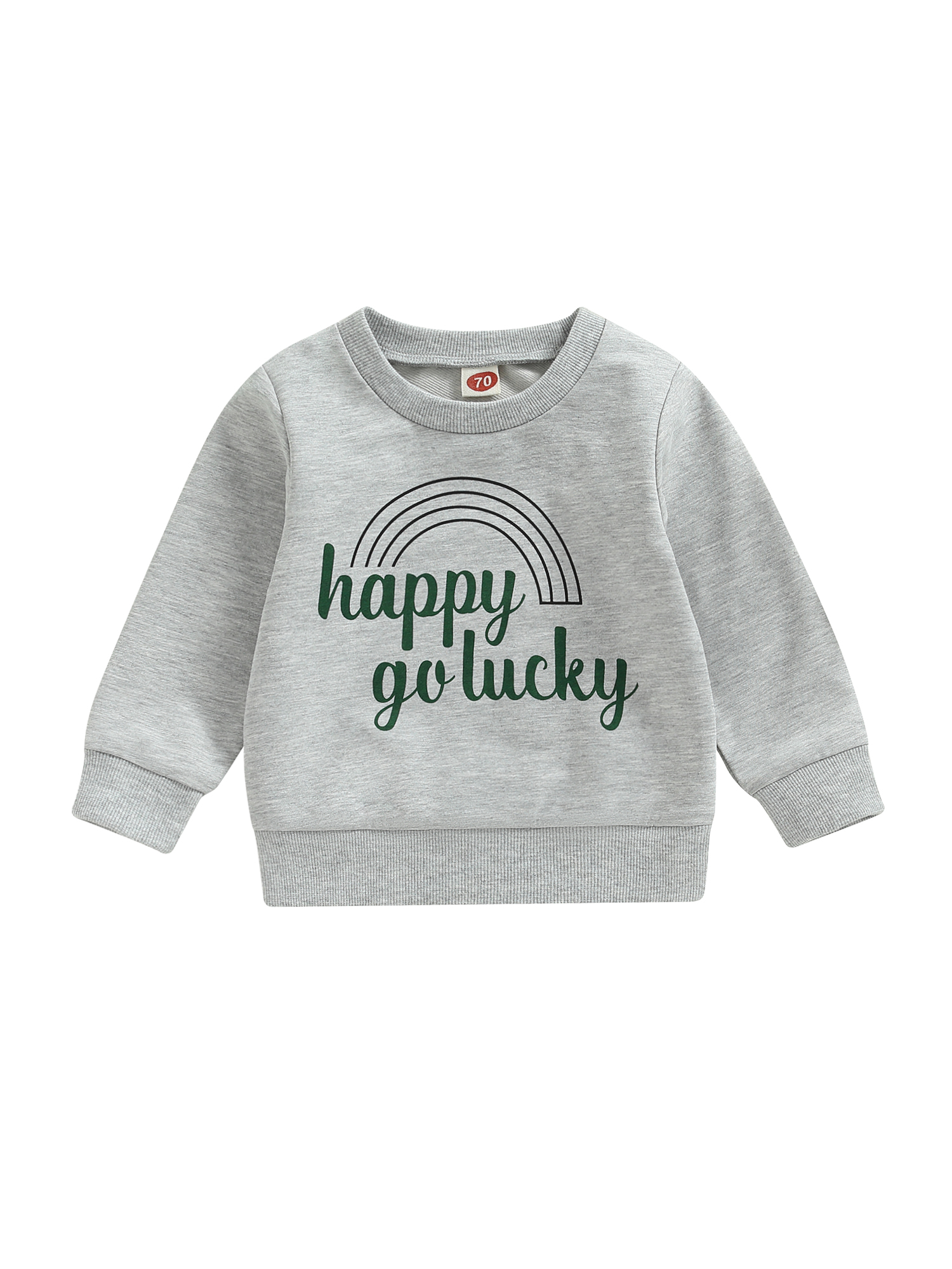 Faithtur Bébé Filles Garçons Sweat-Shirt, Manches Longues Col Rond Lettres Imprimé Pull Tops de Chute