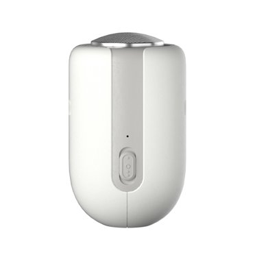 Graflsoa Éliminateur de Cal Électrique avec 2 Têtes de Meulage, Réglages de Vitesse Doubles, Batterie Rechargeable 1000 mAh, Recharge USB‐C, Blanc - Outil Portable de Soins des Pieds pour Talons Lisses