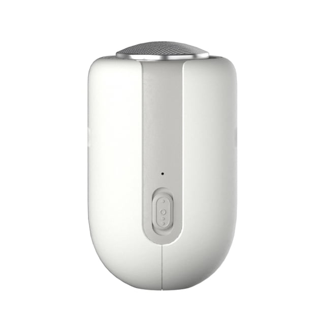 yeacher Portable Electric Foot Callus Remover with Dual Speed & Rechargeable Battery, Includes 2 Alloy Heads, Type-C Charging, Compact Design for Home & Travel Use, White