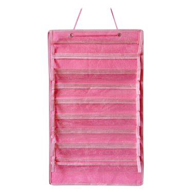 QualitChoice Ceintures d'Arts Martiaux Organisateur pour 8 Adultes Ceintures 5 Rose Tenir et Médailles Cadeaux Enfants Rose 40x66cm
