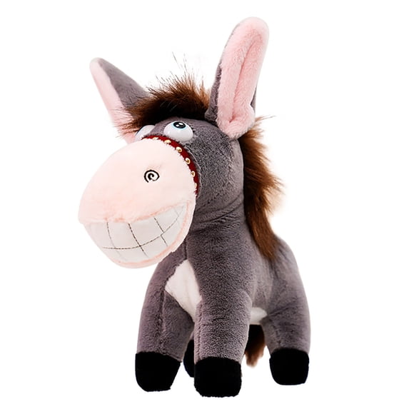 XFGOU Plush Doll Toys and Hobbies Funny Cartoon Teething Donkey Plush Toys Are Suitable As Birthday Gifts For Friends And Classmates Plush toy