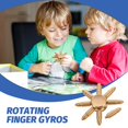 thumbnail image 2 of SNNROO Toupie de Bout des Doigts Anti-Stress Toupie de Twerking Jouets Gyroscope Métal Fidget, 2 of 6