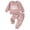 Pink, variant on Akiihool Preemie Clothes Girl Preemie Newborn Infant Baby Girls Clothes Ribbed Romper Bodysuit Pants Set Fall Winter Outfits (Purple,2-3 Years)