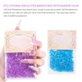 thumbnail image 2 of 1440 Pieces Glass Crystal Set Flat Back Gift Excellent Gloss Nail Art Rhinestones DIY Handcraft Manicure Accessories Card Making Blue, 2 of 7