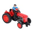 thumbnail image 2 of Farm Tractor Toy, Plastic Kids Farm Vehicle Toys Cognitive Development Alloy  For Home Play Red, 2 of 8