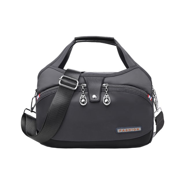 fastboy Cloth Casual And Multifunction Hand Bag With Adjustable Strap Adjustable Shoulder Strap Shoulder Bag dark grey 29*19*9*12 1Set