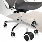Lunfar 5-Pack Wheels for Office Chair - 11 mm Black