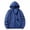 Blue, variant on LIaqionyy Big and Tall Hoodie Mens Zip up Fleece Sherpa Lined Sweatshirt Jackets Winter Warm Coats with Pocket