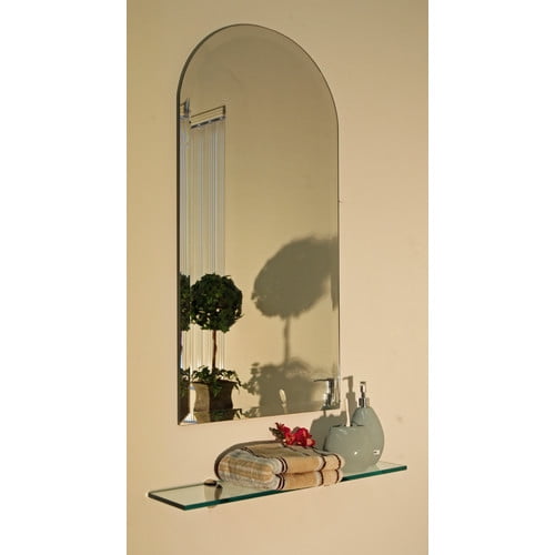 Spancraft Glass Arch Beveled Mirror, 18" x 30"