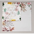 thumbnail image 4 of Vargottam Luxury Collection Linge de Table pour Souper, Serviette en Coton Décorative, Tissu Imprimé, Serviettes Réutilisables, Ensemble de 4, 20 X 20 - Aquarelle Jardin de Thé Floral, 4 of 6
