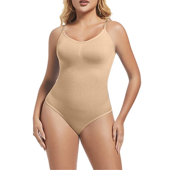 Special Savings,Women's High Waisted Shapewear Thong Bodysuit, Seamless Support, Bodycon Fit, for Workout, Compression, Underwear, Seamless, Seamless Shapewear Perfect for Travel,Sopatenor