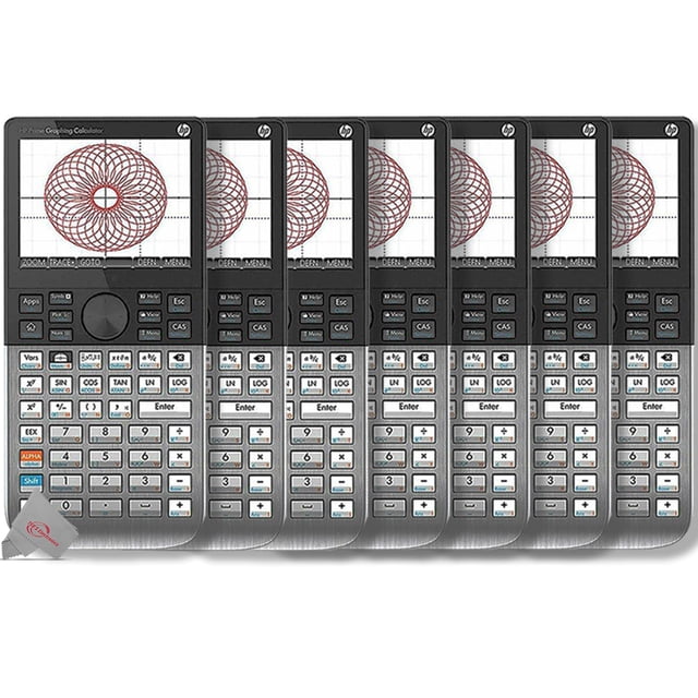 HP Prime Calculatrice Graphique Portative Noire - 2AP18AA#ABA - 7 Unités