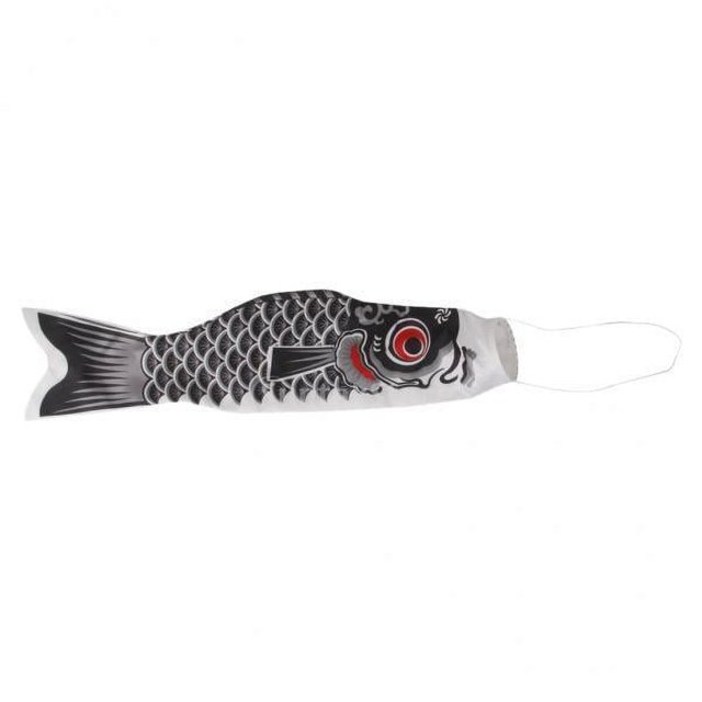 DOLITY 4x Japanese Carp Windsock Streamer Home Outdoors Hanging Decorations, Flag, Selected Colors 4 Pcs