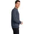 thumbnail image 2 of Port & Company ®  - Core Fleece Crewneck Sweatshirt. Pc78 2Xl Heather Navy, 2 of 4