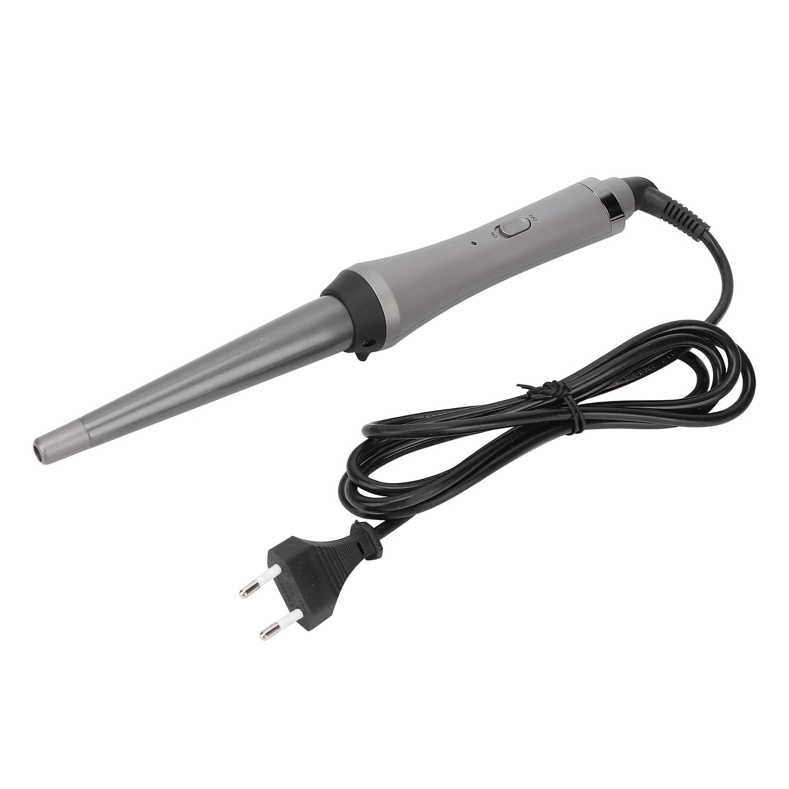 Tapered Curling Wand Home Curling Iron Wand Ceramic Barrel Hair Curler 110?240VEU Plug