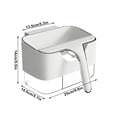 thumbnail image 3 of Vaidha Kitchen Waste Bin Wall-mounted Household With Scraper Kitchen Table Hotel Cleaning Tools Cabinet Door Hanging Special Use, 3 of 6