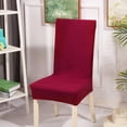 thumbnail image 4 of XZNGL Dining Chair Covers,Solid Color Brushed High Elastic Chair Cover Soft and Comfortable Chair Seat Cover -Proof and Dirt- Chair Slipcover Suitable for Dining Chair,High Chair Cover, 4 of 4