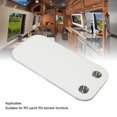 thumbnail image 4 of RV Table Top, 400x800mm Removable Rectangular Table Top with 2ps Cup Holders, Solid Wood RV Replacement Countertop, Pontoon Boat Table for RV, Campers, Marine, Yacht, Caravan, 4 of 7