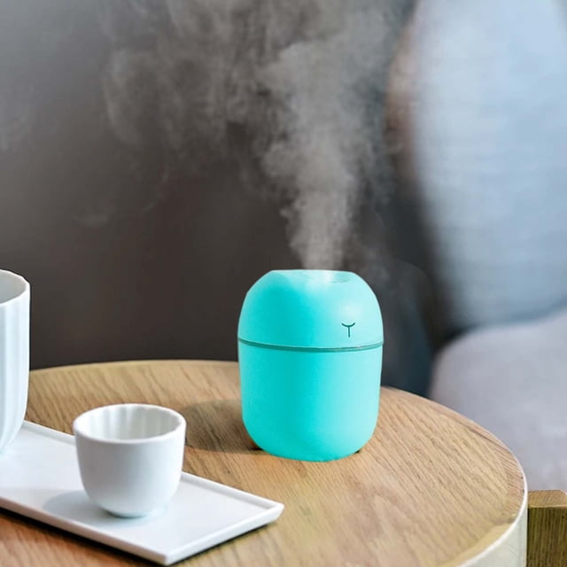 CQCYD Portable Mini Humidifier, 220ml Small Cool Mist Humidifier USB Desktop Humidifier forBabyBedroom Travel Office Home Auto Shut-Off Mist Modes Super Quiet