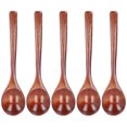 thumbnail image 1 of Long Handle Spoon, Practical No Peculiar Smell Soup Spoon With 5pcs For Home For Family Or Friends, 1 of 8