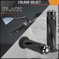 thumbnail image 3 of Tignapoo Universal 22mm Handlebar Grips - Metal and Rubber Textured Design for Custom Motorcycles, Available in Black, Red, Gold, or Silver - Includes Two Premium Handlebar Covers, 3 of 6
