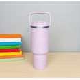 thumbnail image 3 of MAINSTAYS 30OZ STAINLESS STEEL TUMBLER PINK, 3 of 7