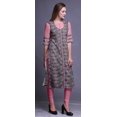 thumbnail image 3 of Bimba Kurta Droite en Rayonne Slub Imprimée Indienne Tunique à Manches 3/4 pour Femmes, 3 of 6