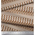 thumbnail image 2 of Soimoi Polyester Crepe Fabric Artistic Floral Printed Fabric 1 Yard 52 Inch Wide, 2 of 3