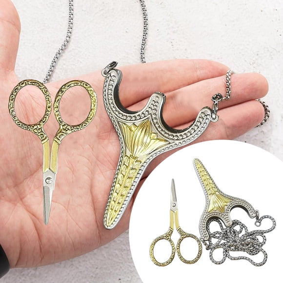 Petits Ciseaux à Broder avec Collier / Ciseaux à Coudre pour Tissu Appareils et Gadgets de Cuisine Indispensables pour Nouvel Appartement avant Noël Support Mural pour Planche à Fromage pour Cuisine Bande Métallique