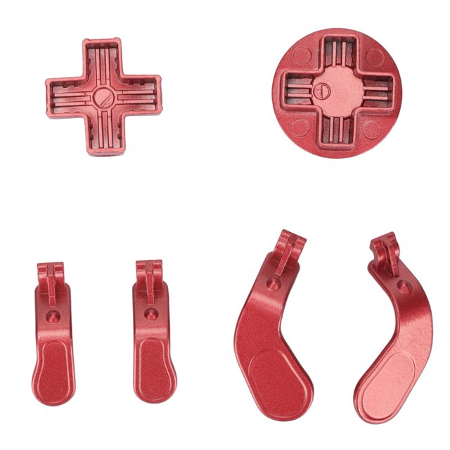 Metal Paddles And Pads, Replacement Interchangeable Paddles And Pads Stainless Steel Adjustable DIY Easy To Operate For Elite Series 2 Black,Red,Purple
