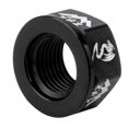 thumbnail image 3 of 2 Pcs Écrou d'Axe à Grande Bride de Moyeu de Roue pour Vélo à Pignon Fixe Cyclisme Cyclisme - Sélectionner Noir, 3 of 8