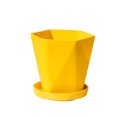 thumbnail image 1 of facefd Flowerpot Gardening Base Container Garden Ornament Multiple Colors Plant Planter Practical Portable Fashionable White Yellow, 1 of 6