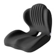 thumbnail image 2 of Esquirla Multifunction Memory Foam Chair Pad Breathable Backrest Support Cushion Non Slip Black, 2 of 4