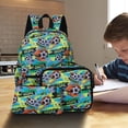 thumbnail image 3 of Cute Pencil Case,Starting Season 1-3 Grade Childrens Backpack Three Piece Combination Set and Double Shoulder Bag Pencil Case Outdoor,Cute Pencil Bag,Laptop Shoulder Bag, 3 of 5