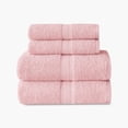 thumbnail image 1 of Mainstays Basics 4pk Towel Set, 2 Bath Towels, 2 Hand Towels, Soft & Durable, 100% Cotton, Pink, 1 of 6