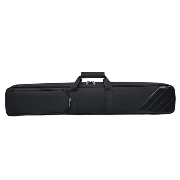 Langgg Étui de Transport pour Bâtons de Billard, Pochette Portable Protectrice Noire Anti-Rayures 83x15x10 cm