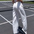 thumbnail image 2 of Womens Sweat Pants, Fashion Casual Solid Color Waist Sweatpants with Side Pockets, 2 of 5